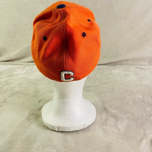 Clemson Tigers Hat Cap Men Size 7 1/8 Orange Fitted Logo Football College NCAA‎ - Picture 5 of 7